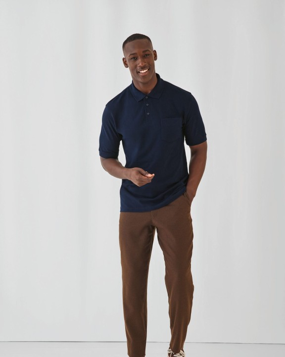 Poloshirt B&C Safran Pocket Polo Shirt voor bedrukking &amp; borduring