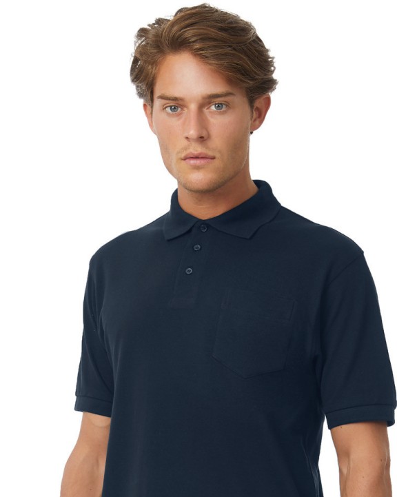Poloshirt B&C Safran Pocket Polo Shirt voor bedrukking &amp; borduring
