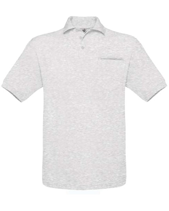 Poloshirt B&C Safran Pocket Polo Shirt voor bedrukking &amp; borduring