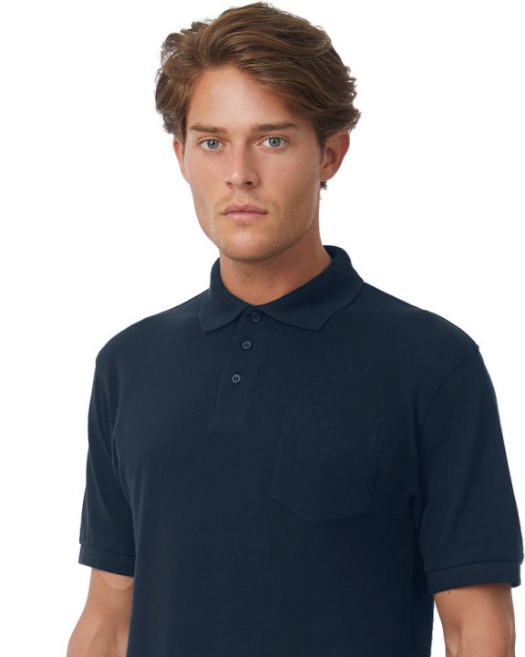 Poloshirt B&C Safran Pocket Polo Shirt voor bedrukking &amp; borduring