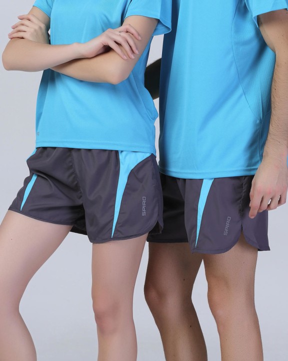 SPIRO Unisex Micro Lite Running Shorts  personalisierbar