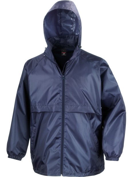 RESULT Coupe-vent doublé filet bleu marine personnalisable