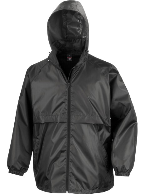 RESULT Coupe-vent doublé filet noir personnalisable