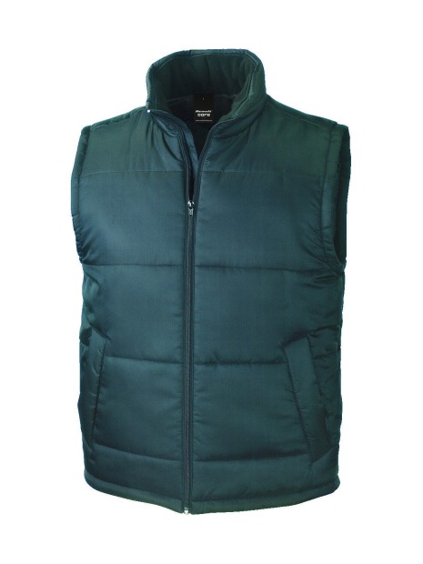 RESULT Bodywarmer Core vert bouteille personnalisable