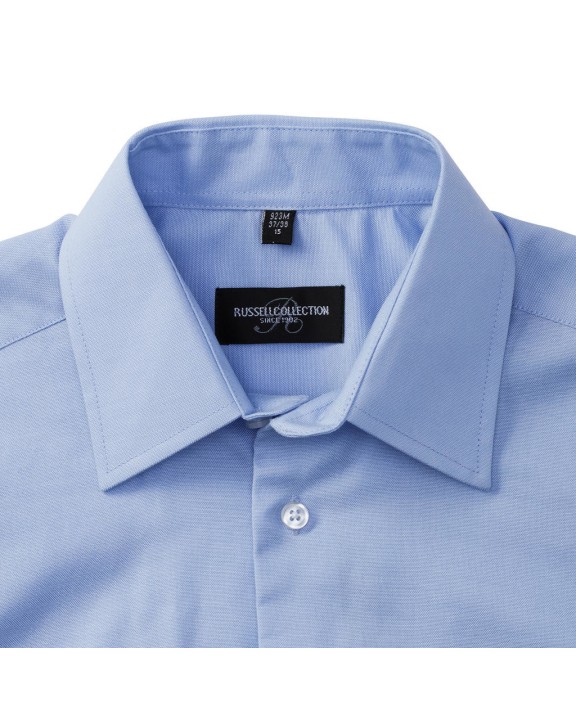 Chemise personnalisable RUSSELL MEN''S SHORT SLEEVE TAILORED OXFORD SHIRT