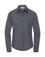 RUSSELL Ladies'' LS Fitted Poplin Shirt Hemd personalisierbar