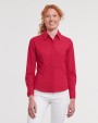 RUSSELL Ladies'' LS Fitted Poplin Shirt Hemd personalisierbar
