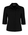 Hemd KUSTOM KIT Women's Tailored Fit Continental Blouse 3/4 Sleeve voor bedrukking &amp; borduring