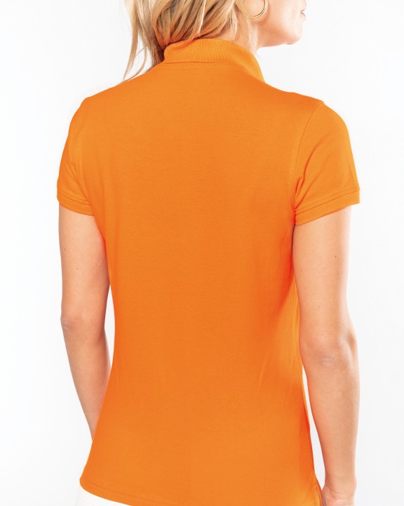 KARIBAN Damen Piqué Poloshirt Kurzarm Poloshirt personalisierbar