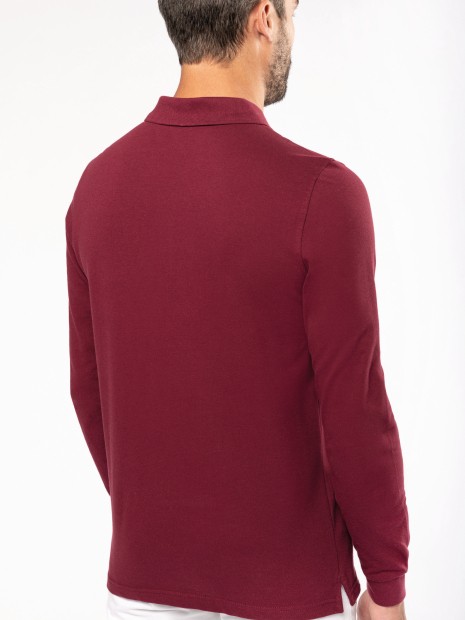 Polos à personnaliser KARIBAN Polo manches longues homme 