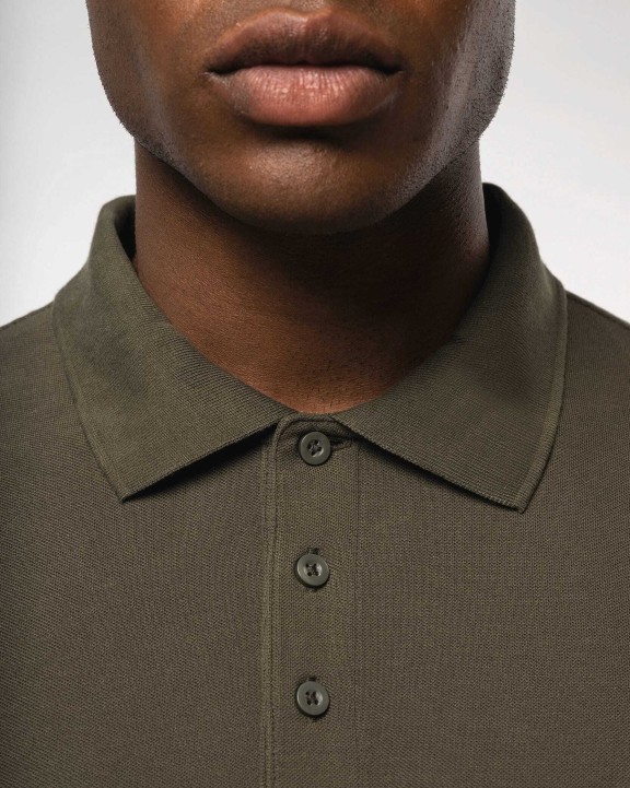 KARIBAN Herren Langarm Poloshirt Poloshirt personalisierbar