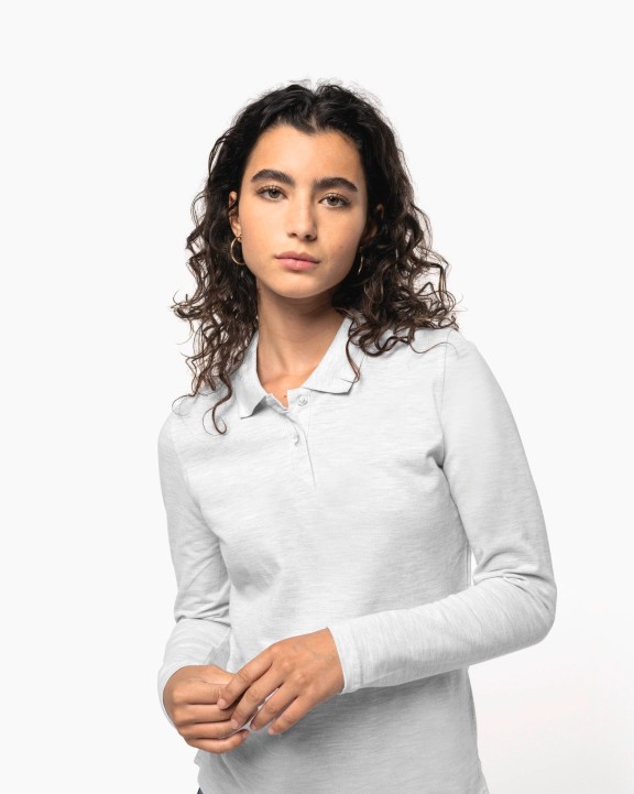 Polo personnalisable KARIBAN Polo manches longues femme