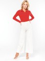 Polos à personnaliser KARIBAN Polo manches longues femme 