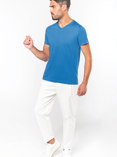 T-Shirts à personnaliser KARIBAN T-shirt col V manches courtes 