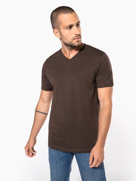T-Shirts à personnaliser KARIBAN T-shirt col V manches courtes 