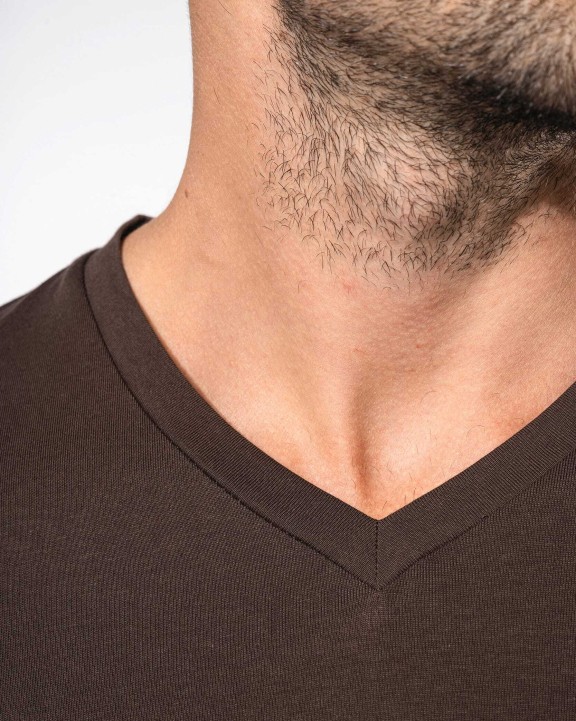 T-shirt personnalisable KARIBAN T-shirt col V manches courtes
