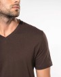 T-shirt personnalisable KARIBAN T-shirt col V manches courtes