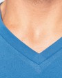 KARIBAN Men's short-sleeved V-neck T-shirt T-Shirt personalisierbar