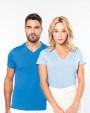 KARIBAN Men's short-sleeved V-neck T-shirt T-Shirt personalisierbar
