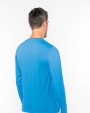 KARIBAN Men''s long-sleeved V-neck T-shirt T-Shirt personalisierbar