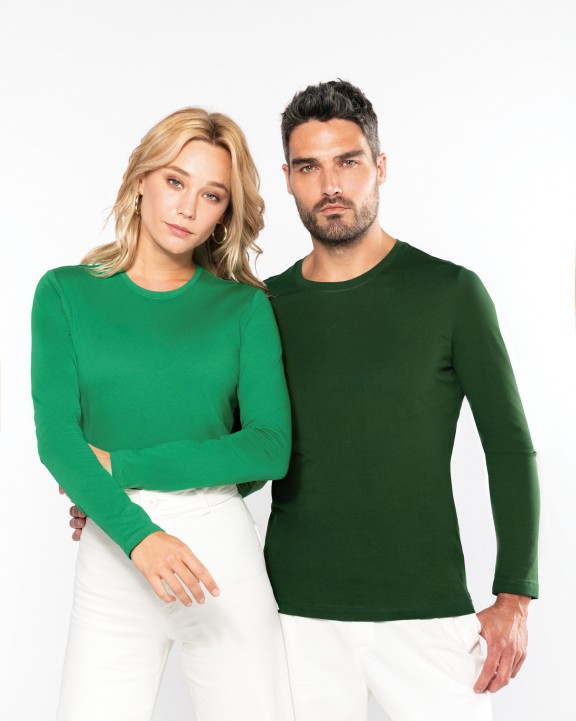 T-shirt personnalisable KARIBAN T-shirt col rond manches longues homme