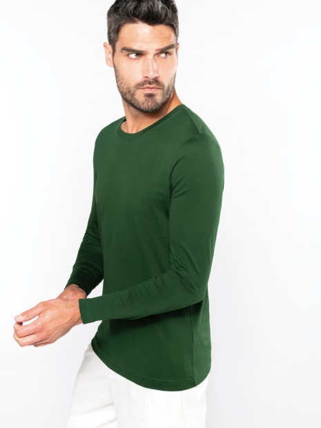 T-Shirts à personnaliser KARIBAN T-shirt col rond manches longues homme 