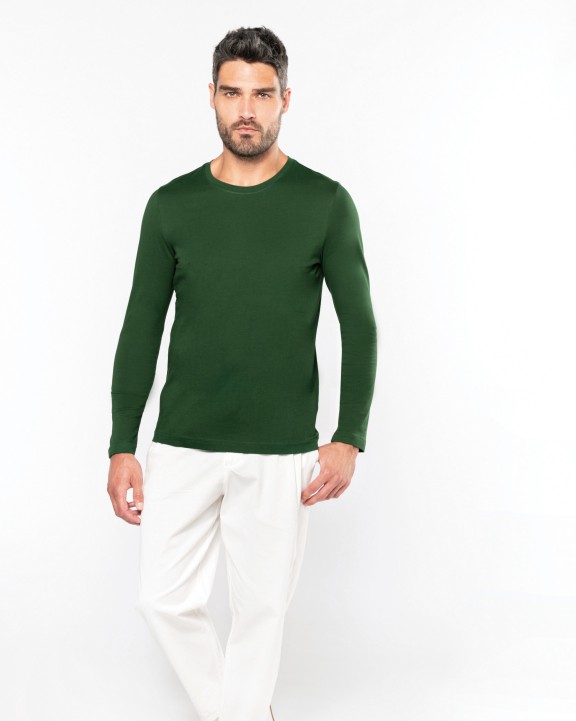 T-shirt personnalisable KARIBAN T-shirt col rond manches longues homme