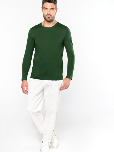 T-Shirts à personnaliser KARIBAN T-shirt col rond manches longues homme 
