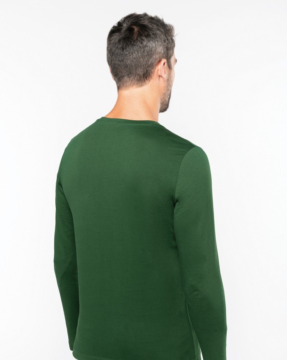 T-shirt personnalisable KARIBAN T-shirt col rond manches longues homme