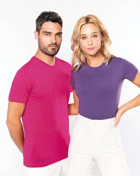 T-shirt KARIBAN Dames t-shirt ronde hals korte mouwen voor bedrukking &amp; borduring