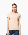 T-shirt KARIBAN Dames t-shirt ronde hals korte mouwen voor bedrukking &amp; borduring