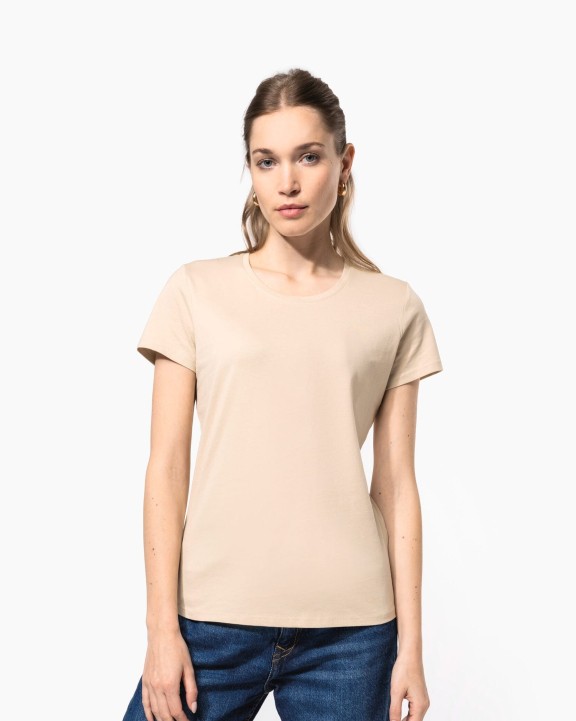 T-shirt KARIBAN Dames t-shirt ronde hals korte mouwen voor bedrukking &amp; borduring