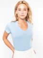 T-Shirts à personnaliser KARIBAN T-shirt col V manches courtes femme 