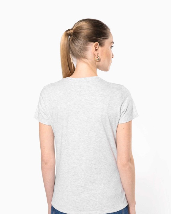 T-shirt personnalisable KARIBAN T-shirt col V manches courtes femme