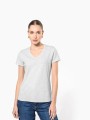 T-Shirts à personnaliser KARIBAN T-shirt col V manches courtes femme 