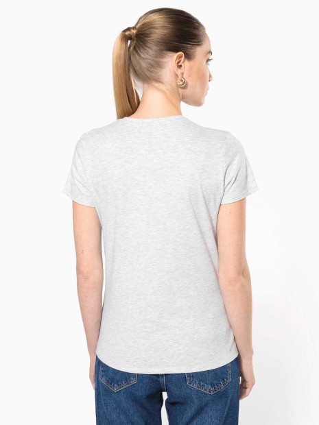 T-Shirts à personnaliser KARIBAN T-shirt col V manches courtes femme 