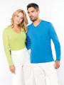 T-Shirts à personnaliser KARIBAN T-shirt col V manches longues femme 