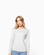 T-shirt personnalisable KARIBAN T-shirt col rond manches longues femme