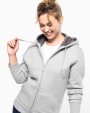 KARIBAN Kapuzensweatshirt mit Reißverschluss Sweatshirt personalisierbar