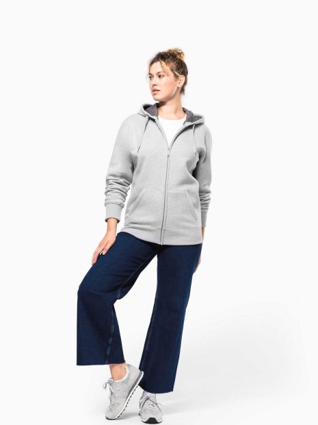 Sweat-shirts à personnaliser KARIBAN Sweat-shirt zippé capuche unisexe 
