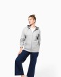 KARIBAN Kapuzensweatshirt mit Reißverschluss Sweatshirt personalisierbar