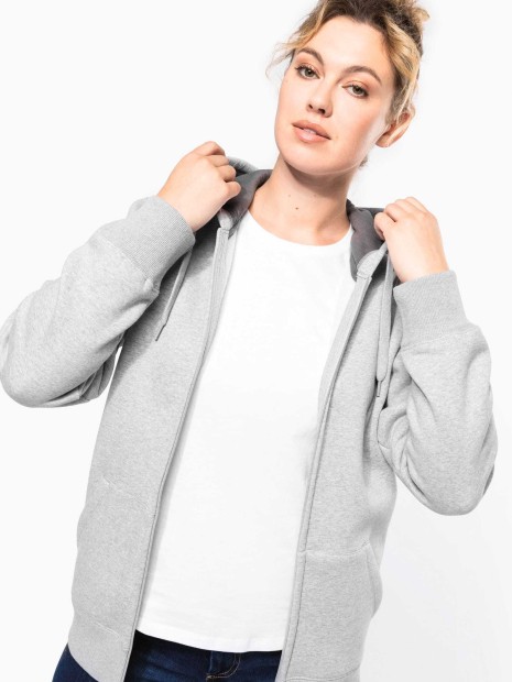 Sweat-shirts à personnaliser KARIBAN Sweat-shirt zippé capuche unisexe 