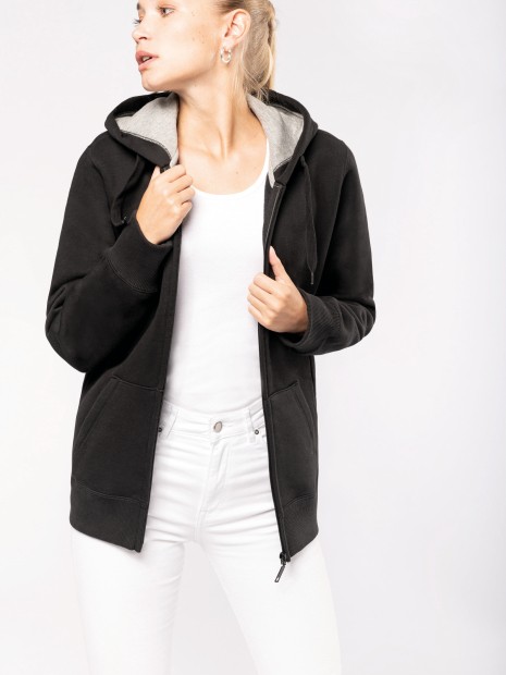 Sweat-shirts à personnaliser KARIBAN Sweat-shirt zippé capuche unisexe 