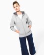 KARIBAN Kapuzensweatshirt mit Reißverschluss Sweatshirt personalisierbar