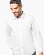 Chemise personnalisable KARIBAN Chemise coton / élasthanne manches longues homme