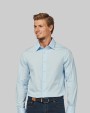 Chemise personnalisable KARIBAN Chemise coton / élasthanne manches longues homme