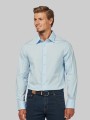 Chemises à personnaliser KARIBAN Chemise coton / élasthanne manches longues homme 