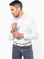 Chemises à personnaliser KARIBAN Chemise coton / élasthanne manches longues homme 