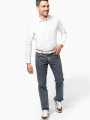 Chemises à personnaliser KARIBAN Chemise coton / élasthanne manches longues homme 