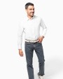 Hemd KARIBAN Heren stretch overhemd lange mouwen voor bedrukking &amp; borduring